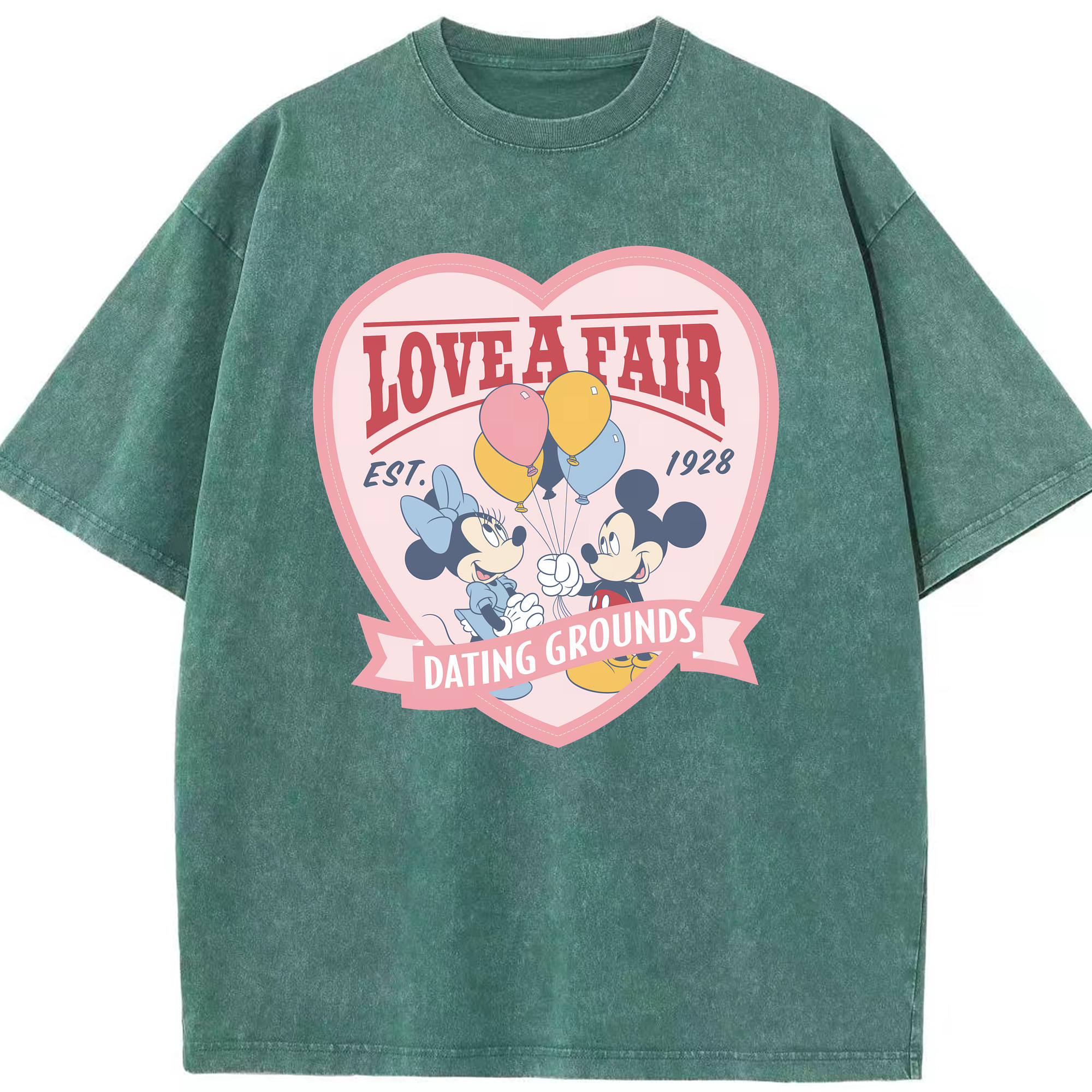 （画像用） ミッキーマウス Mickey Mouse 綿100% ヴィンテージ風 半袖Tシャツ（フロントプリント）